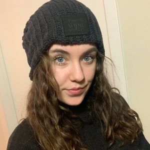 Love Your Melon black beanie